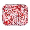 Baking Sheets * | Red Swirl 12.5 In. X 16 In. Half Sheet By Golden Rabbit