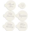 Baking Supplies * | Script Celebration, Thank You Lettering Cookie Stencil Bundle (6 Patterns) By Designer Stencils