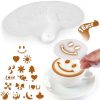 Baking Supplies * | Zulay Plastic Stencils For Latte Art (16-Pack) By Zulay Kitchen