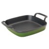 Baking Sheets * | 8 In. Enameled Cypress Green Baking Dish By Bayou Classic