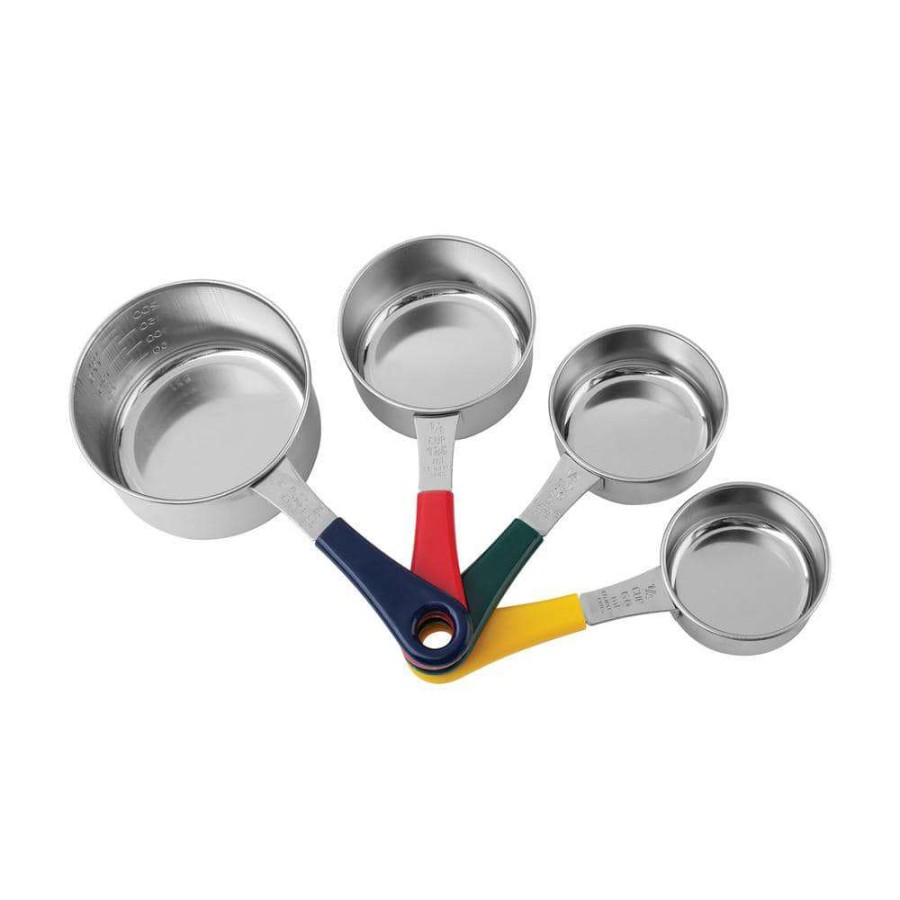 Baking Supplies * | 4-Piece Stainless Steel Measuring Cup Set By Fox Run