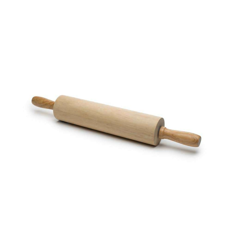 Baking Supplies * | Rolling Pin, Wood, 11.75-Inch Barrel By Fox Run