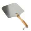 Pizza Pans * | 14 In. X 16 In. Aluminum Foldable Pizza Peel With Wood Handle By Honey-Can-Do