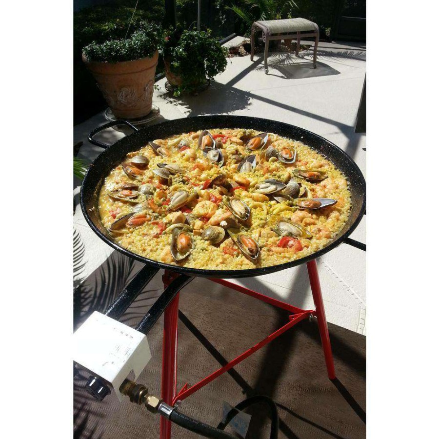 Pizza Pans * | Pizza And Paella 18 In. Enamelled On Steel Pan By Magefesa