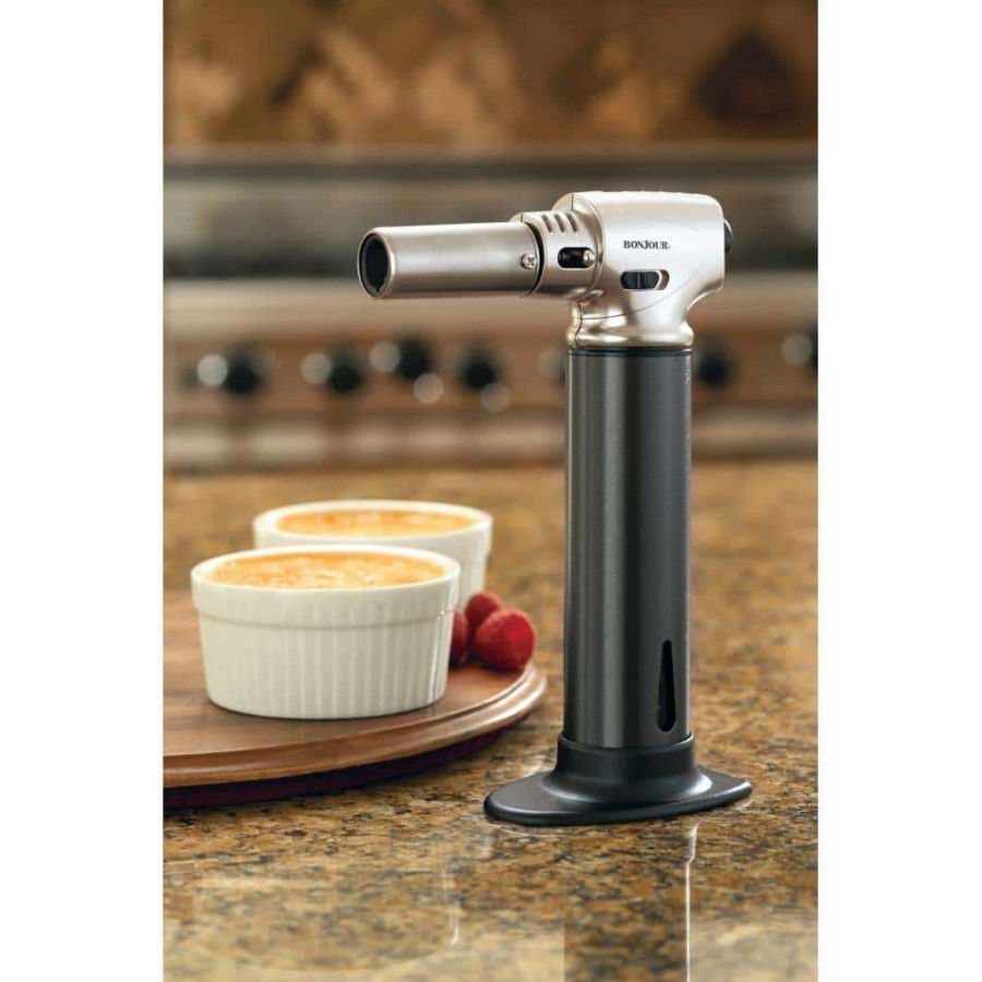 Baking Supplies * | Chef'S Tools Aluminum Torch By Bonjour