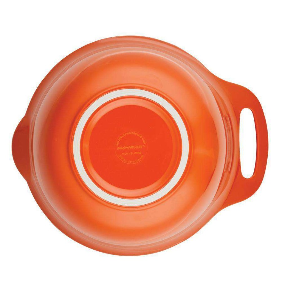 Baking Supplies * | Mix And Measure Mixing Bowl Measuring Cup And Utensil Set, 10-Piece, Orange By Rachael Ray