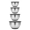 Baking Supplies * | Essentials Geminis 8-Piece 18/10 Stainless Steel Mixing Bowl Set With Lids By Berghoff