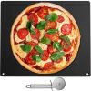 Pizza Pans * | Pizza Pans 16.1 In. X 14.2 In. X 0.4 In. Non-Stick Steel Baking Steel Pizza Stone With 20X Higher Conductivity, Black By Vevor