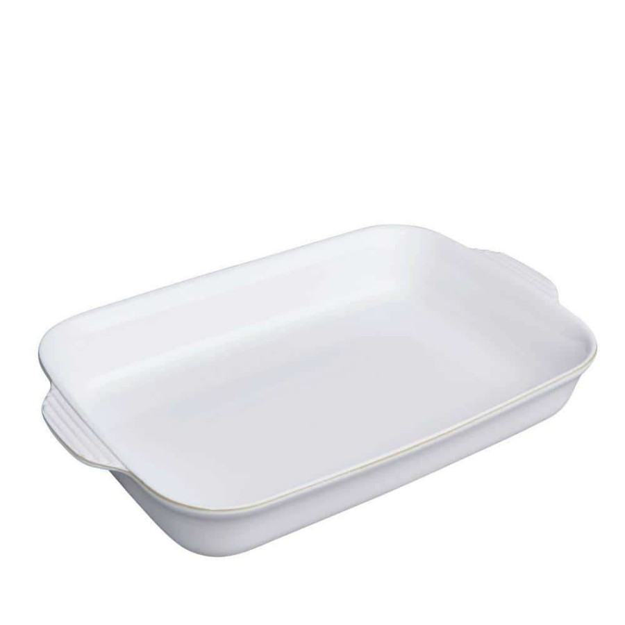 Casserole Dishes * | Natural Canvas Large Rectangular Dish By Denby