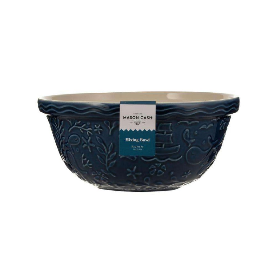 Baking Supplies * | Nautical Navy 4.25Qt Mixing Bowl By Mason Cash