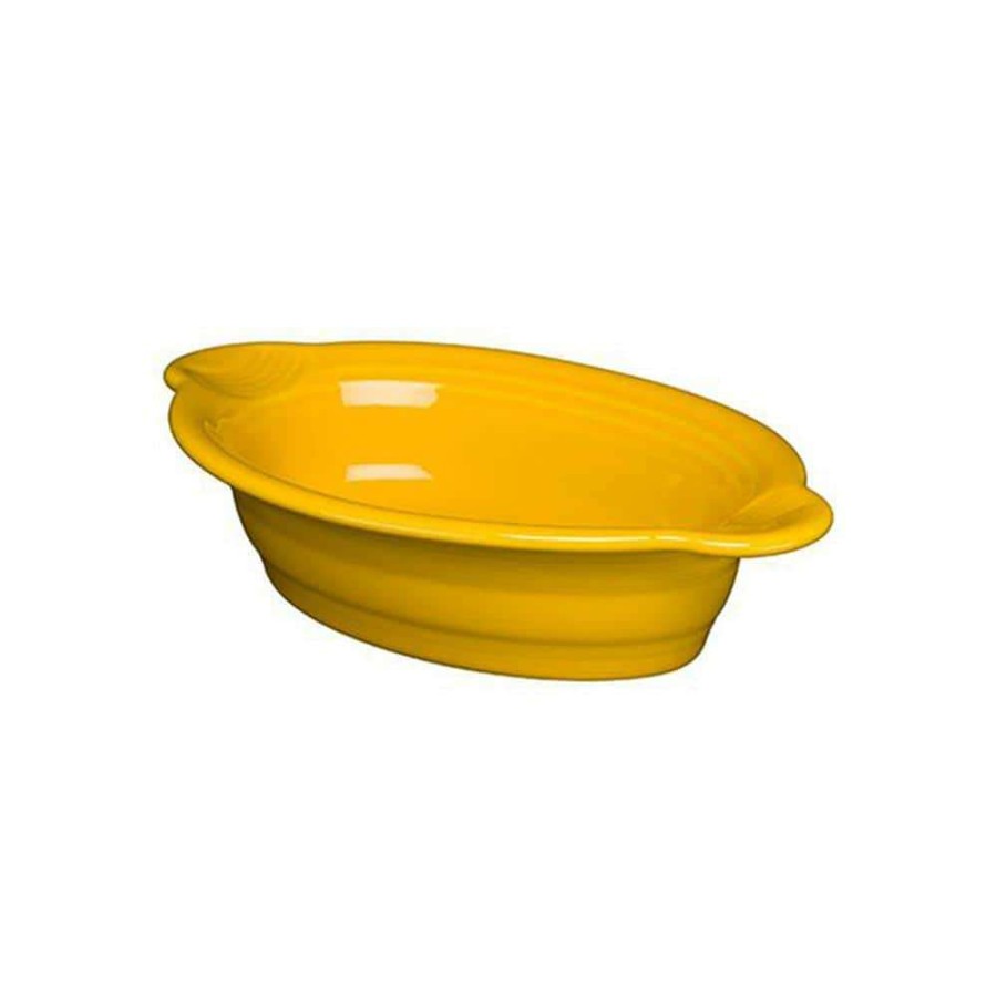 Casserole Dishes * | 13 Oz. Daffodil Oval Casserole By Fiesta