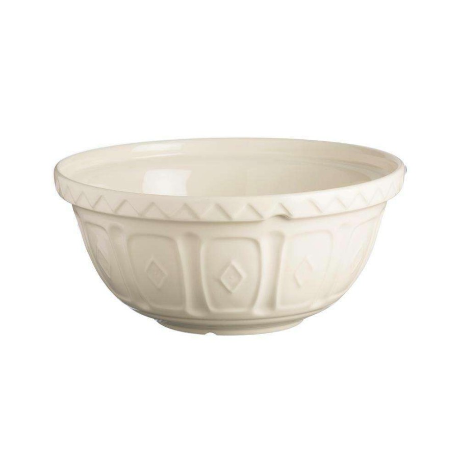 Baking Supplies * | Cane 3-Piece Cream Mixing Bowl Set By Mason Cash