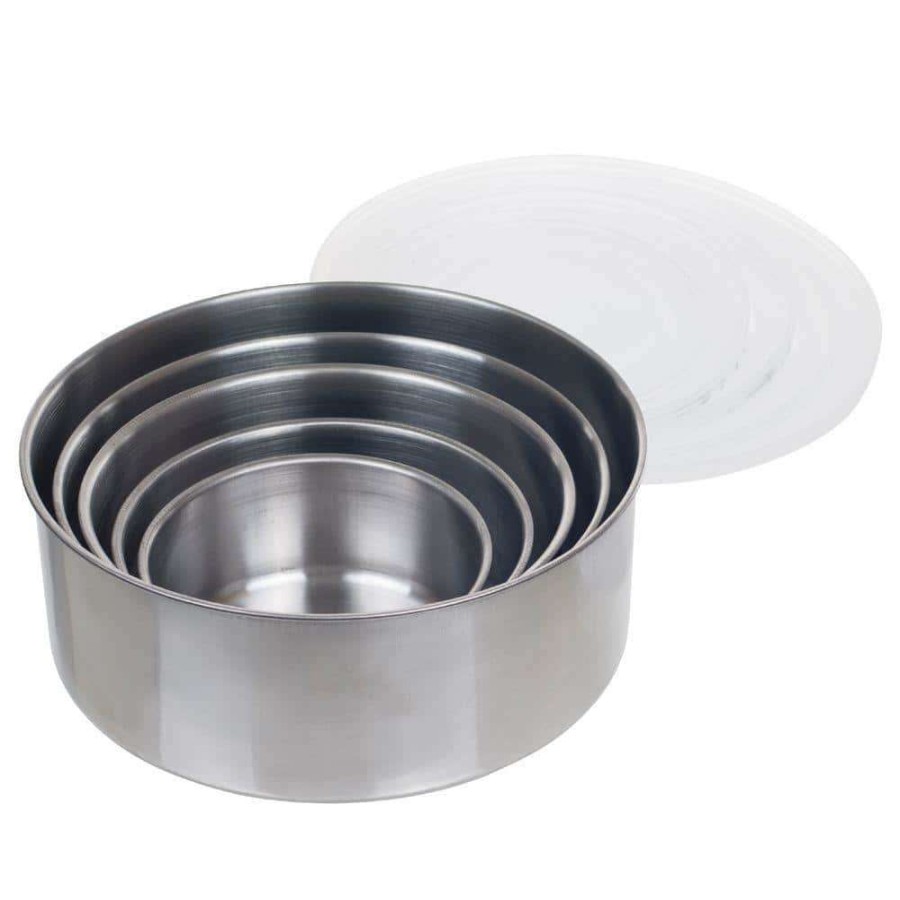 Baking Supplies * | 7.25 In. Stainless Steel Bowl Set (5-Pack) By Chef Buddy