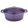 Casserole Dishes * | Neo 8 Qt. Oval Cast Iron Purple Casserole Dish With Lid By Berghoff