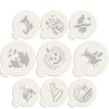 Baking Supplies * | Halloween Cookie Stencil Bundle (9 Patterns) By Designer Stencils