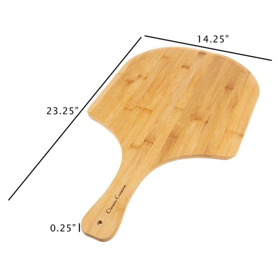 Pizza Pans * | Bamboo Pizza Peel By Classic Cuisine