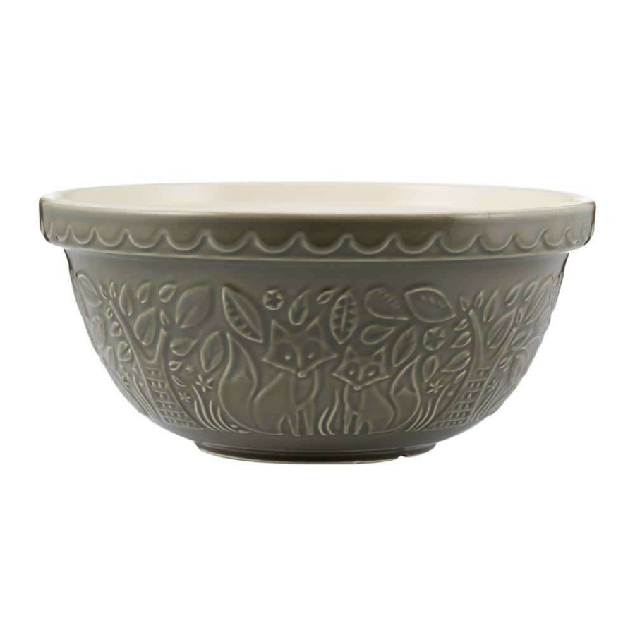 Baking Supplies * | In The Forest Fox Gray S12 Mixing Bowl By Mason Cash