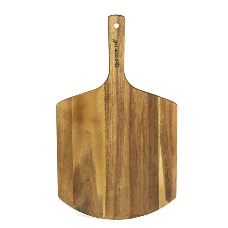 Pizza Pans * | Acacia Purpose Wood Pizza Peel And Charcuterie Board (Rich Walnut) By Pizzacraft