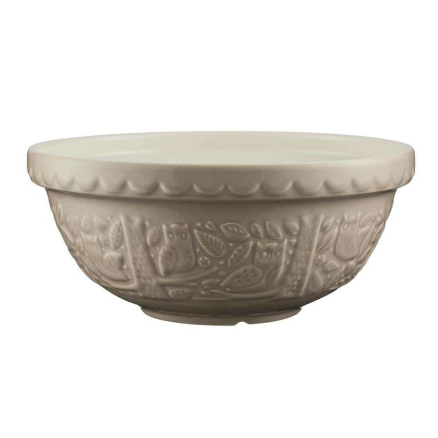 Baking Supplies * | In The Forest 11 In. X 4.75 In. Owl Stone Mixing Bowl By Mason Cash