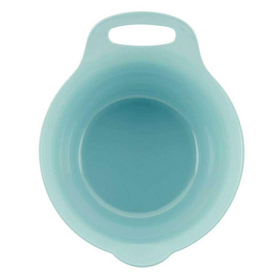 Baking Supplies * | Tools And Gadgets 2-Piece Light Blue And Teal Nesting Mixing Bowl Set By Rachael Ray