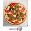 Pizza Pans * | Pizza Steel Baking Stone 16 In. X 14 In. X 0.2 In. High-Performance Rectangle Steel Pizza Pan For Oven Cooking, Silver By Vevor