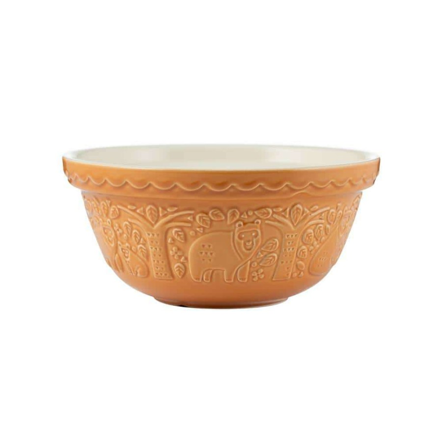 Baking Supplies * | In The Forest Bear Ochre S24 Mixing Bowl By Mason Cash