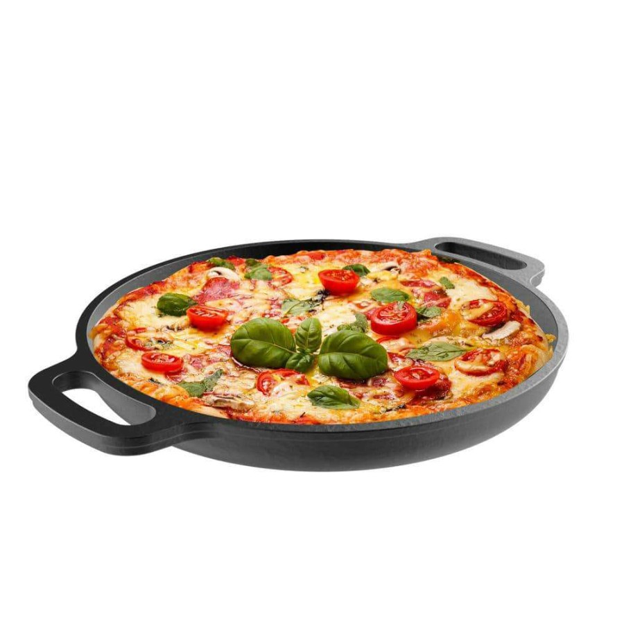 Pizza Pans * | Cast Iron Pizza Pan By Classic Cuisine