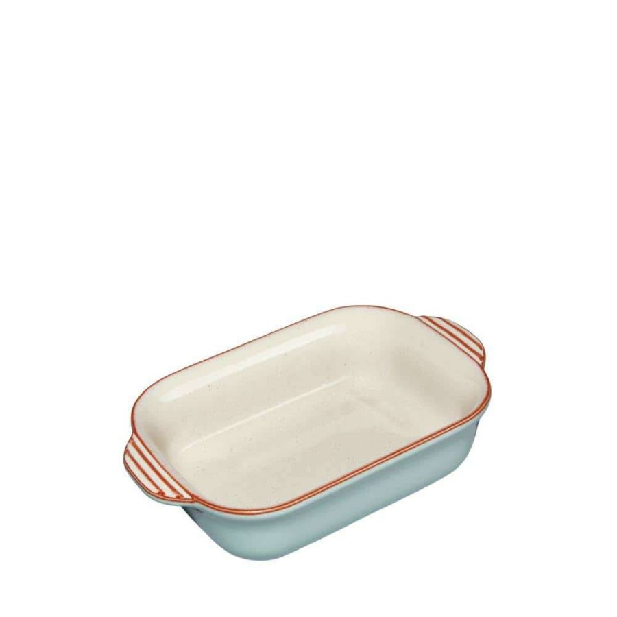 Baking Dishes * | Heritage Pavilion Small Rectangular Oven Dish By Denby