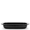 Baking Sheets * | Solid Black 4.5 Qt. Enamelware Baking Pan By Golden Rabbit