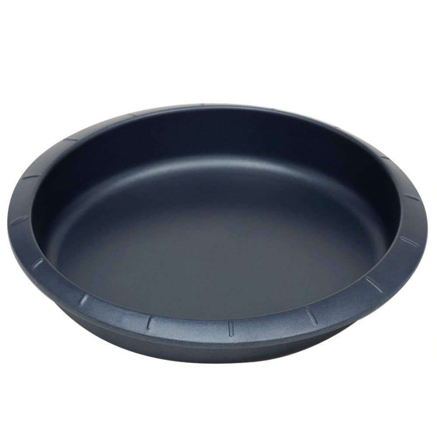 Cake Pans * | Textured Indigo Non-Stick Round Carbon Steel Pan By Michael Graves Design