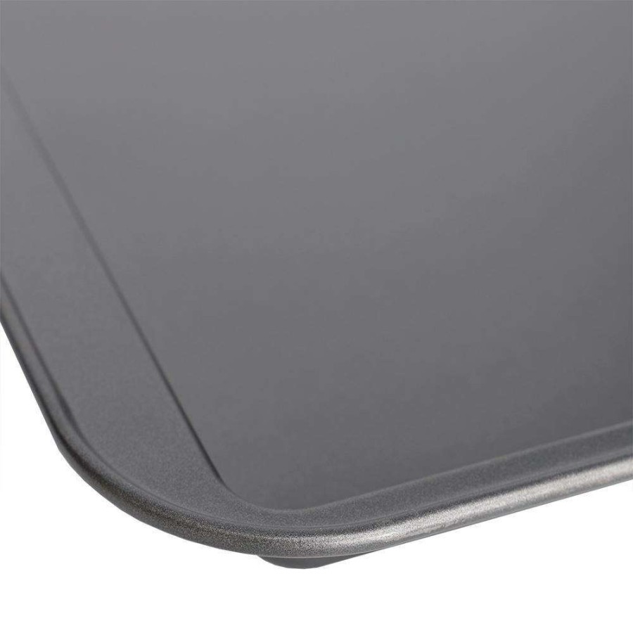 Baking Sheets * | 15 In. X 21 In. Grey Non-Stick Steel Baking Sheet By Unbranded