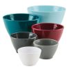 Baking Supplies * | Create Delicious Melamine Nesting Measuring Cups, 6-Piece, Assorted Colors By Rachael Ray