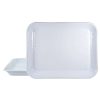 Baking Sheets * | Solid White 10 In. X 13 In. Enamelware Square Quarter Sheet By Golden Rabbit