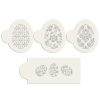 Baking Supplies * | Ornamental Eggs Cookie Stencil Bundle (4-Patterns) By Designer Stencils