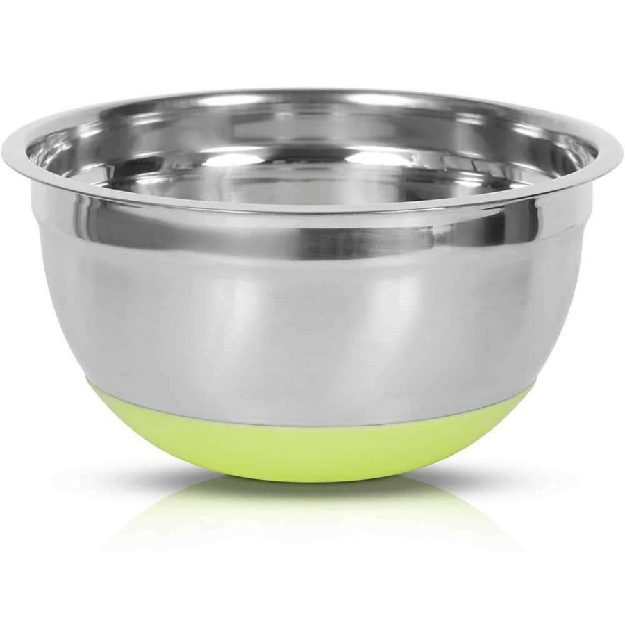 Baking Supplies * | 5-Piece Large Stainless Steel Mixing Bowls Set By The Clean Store