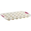 Baking Sheets * | 24-Count Mini Muffin Structure Silicone Confetti Fuchsia Baking Pan By Trudeau