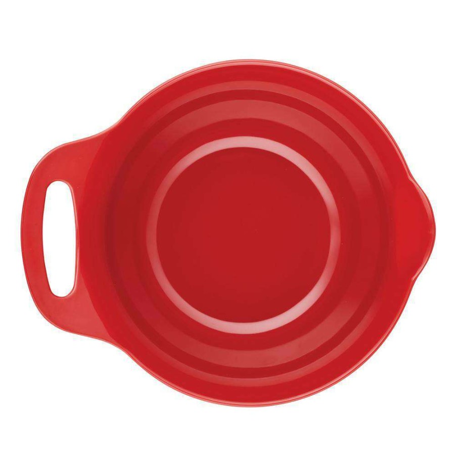 Baking Supplies * | Mix And Measure Mixing Bowl Measuring Cup And Utensil Set, 10-Piece, Red By Rachael Ray