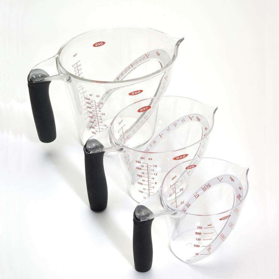 Baking Supplies * | Good Grips 3-Piece Angled Measuring Cup Set By Oxo