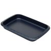 Baking Sheets * | Indigo Non-Stick Carbon Steel Roasting Pan By Michael Graves Design