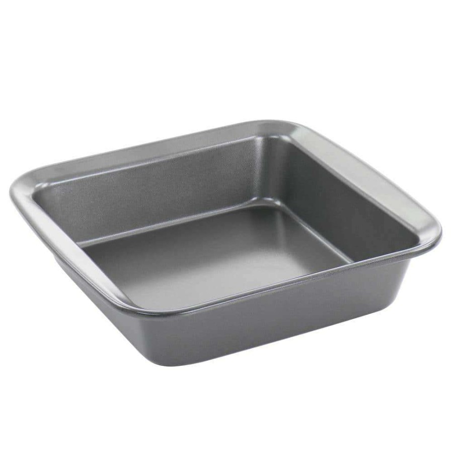 Baking Sheets * | Baker'S Friend 7.5 In. Nonstick Square Steel Bake Pan By Gibson