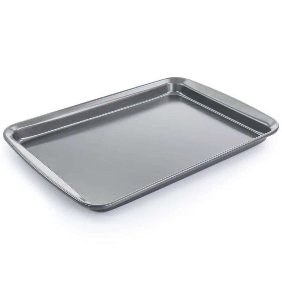 Baking Sheets * | Baker'S Friend 13 In. X 9 In. Nonstick Rectangle Steel Baking Sheet By Gibson