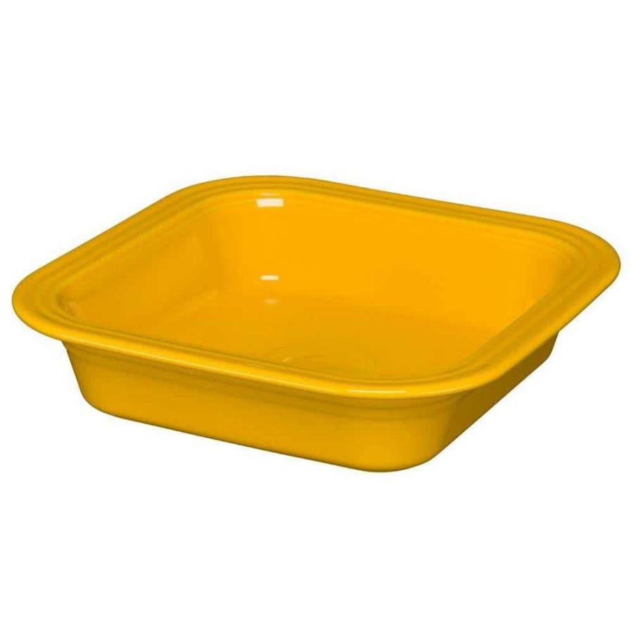 Baking Dishes * | 2 Qt. Daffodil Square Baker By Fiesta