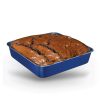 Baking Sheets * | Pro Classic Blue 9 In. 0.8Mm Gauge Diamond And Mineral Infused Nonstick Square Baking Pan By Granite Stone Diamond