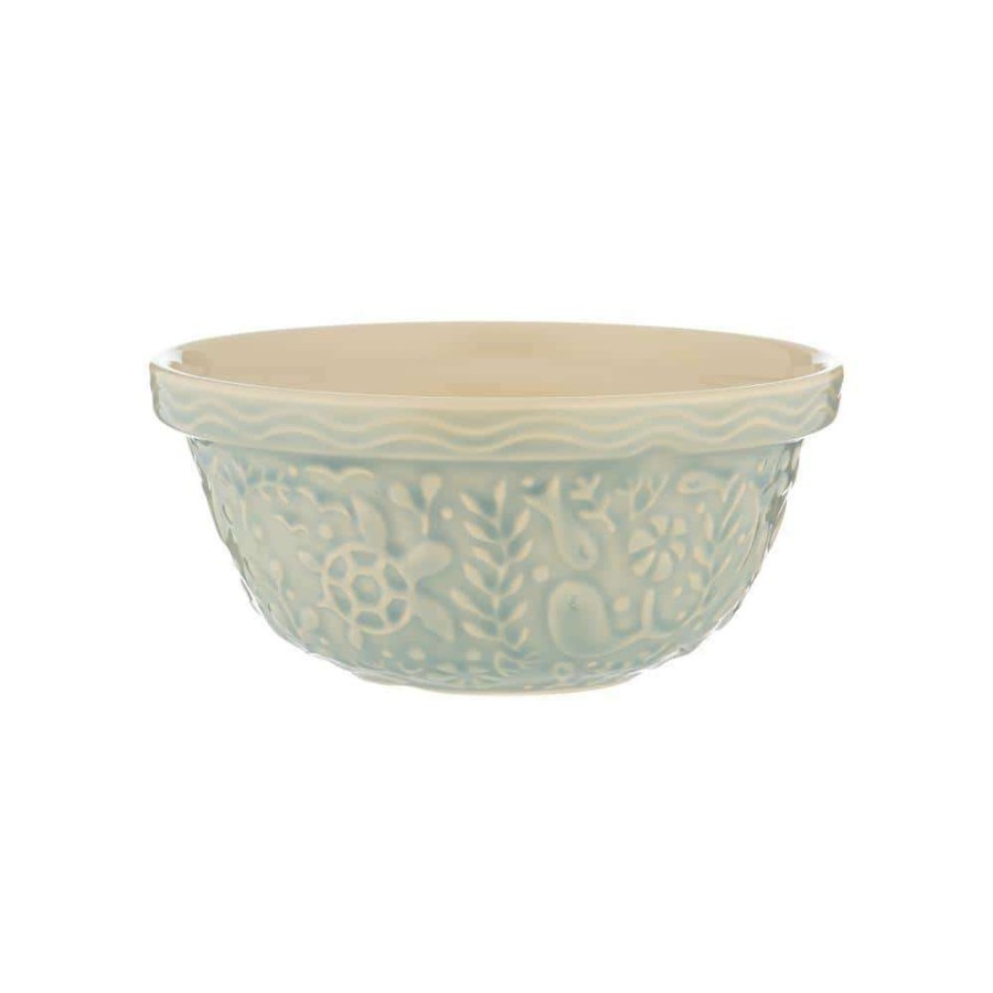 Baking Supplies * | Nautical Light Blue S/24 2.15Qt Mixing Bowl By Mason Cash