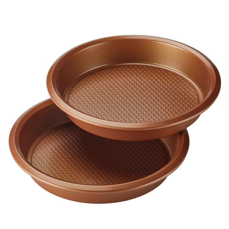 Cake Pans * | 8 In. 2-Piece Round Cake Pan Set, Copper By Ayesha Curry