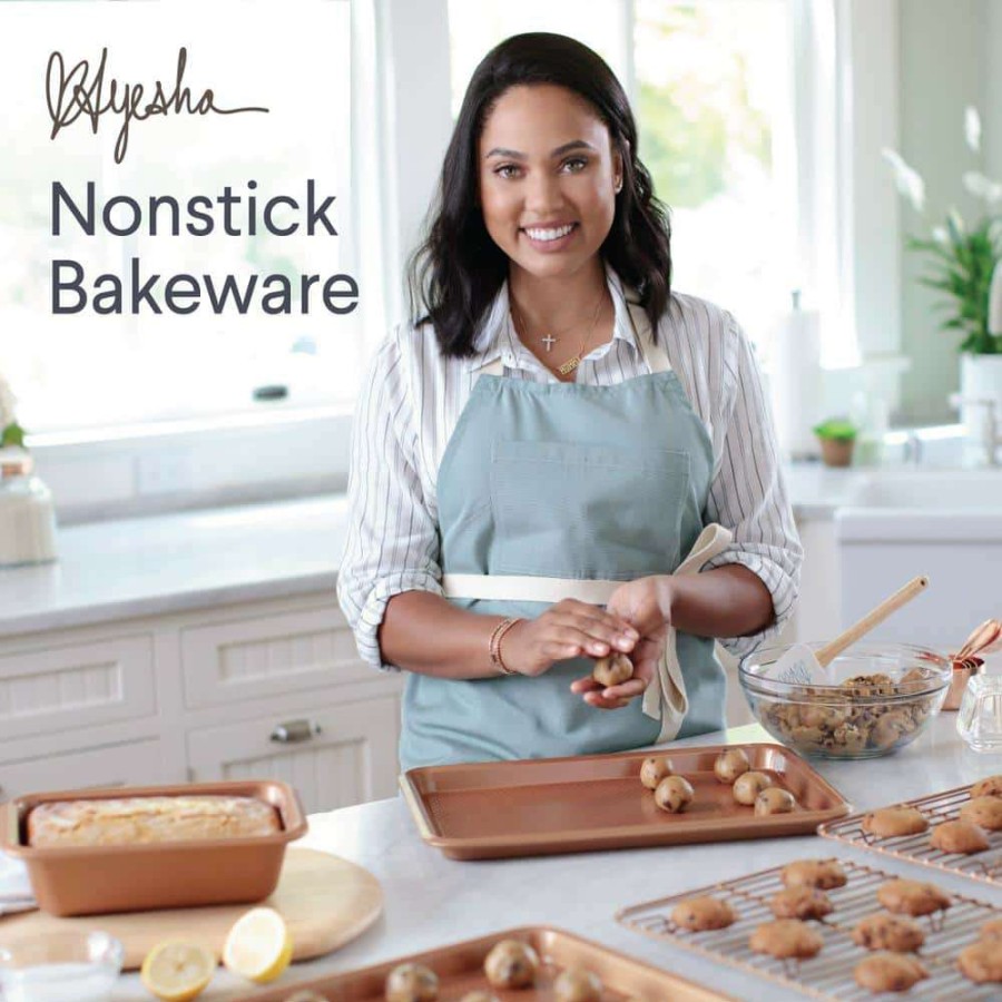 Cake Pans * | 8 In. 2-Piece Round Cake Pan Set, Copper By Ayesha Curry