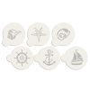 Baking Supplies * | Shells, Sailor'S Delight Cookie Stencil Bundle (6 Patterns) By Designer Stencils