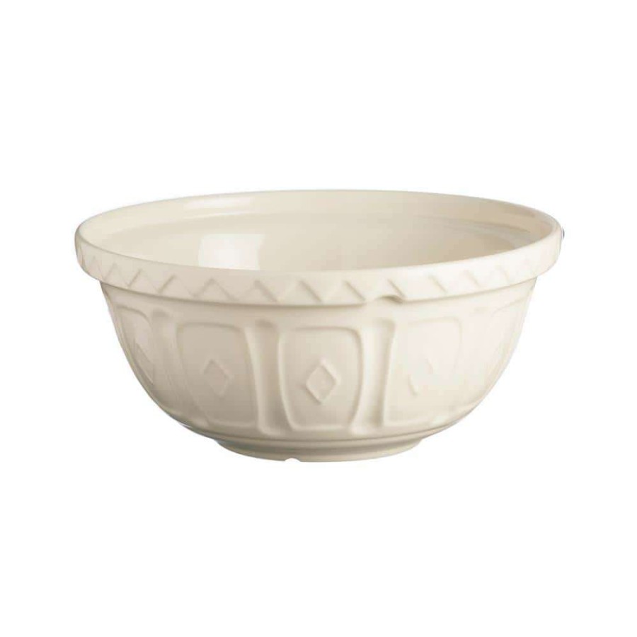 Baking Supplies * | Color Mix S24 Cream 9.5 In. Mixing Bowl By Mason Cash