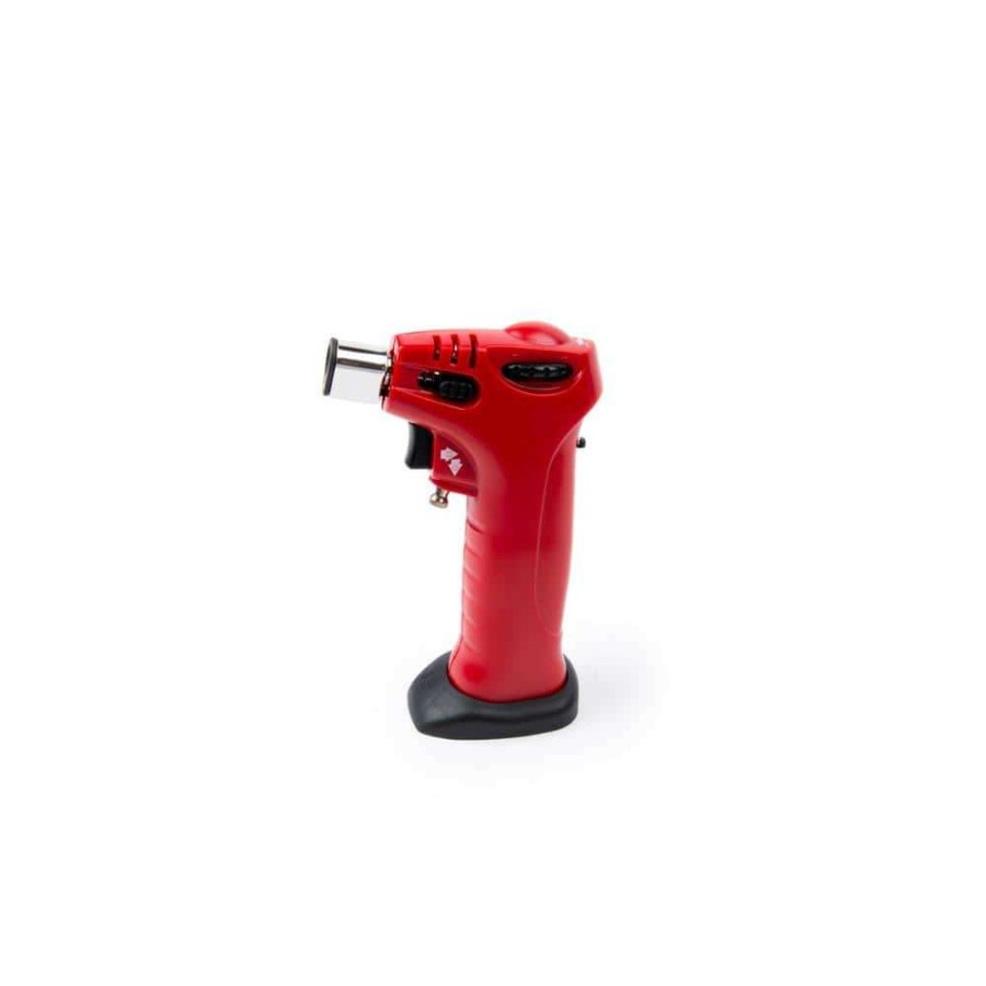 Baking Supplies * | Red Mini Creme Brulee Torch By Fox Run