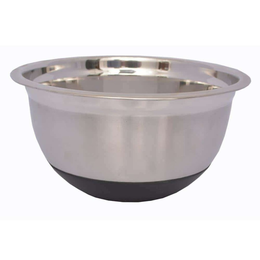 Baking Supplies * | 4.5 Qt. Stainless Mixing Bowl With Silicone Base By Unbranded